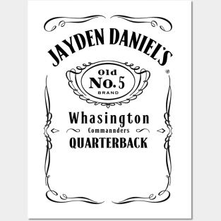 Jayden Daniels Old No 5, American Football Posters and Art